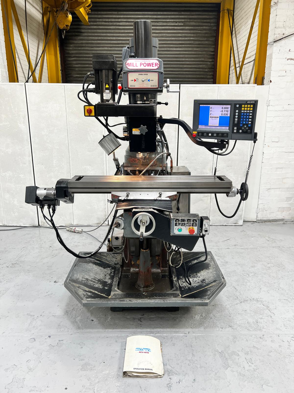 
                  
                    Braithwaite Millpower 3 Axis CNC Turret Milling Machine
                  
                