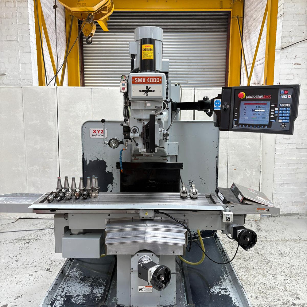 
                  
                    XYZ SMX 4000 3-Axis CNC Bed Milling Machine (2012) POA
                  
                