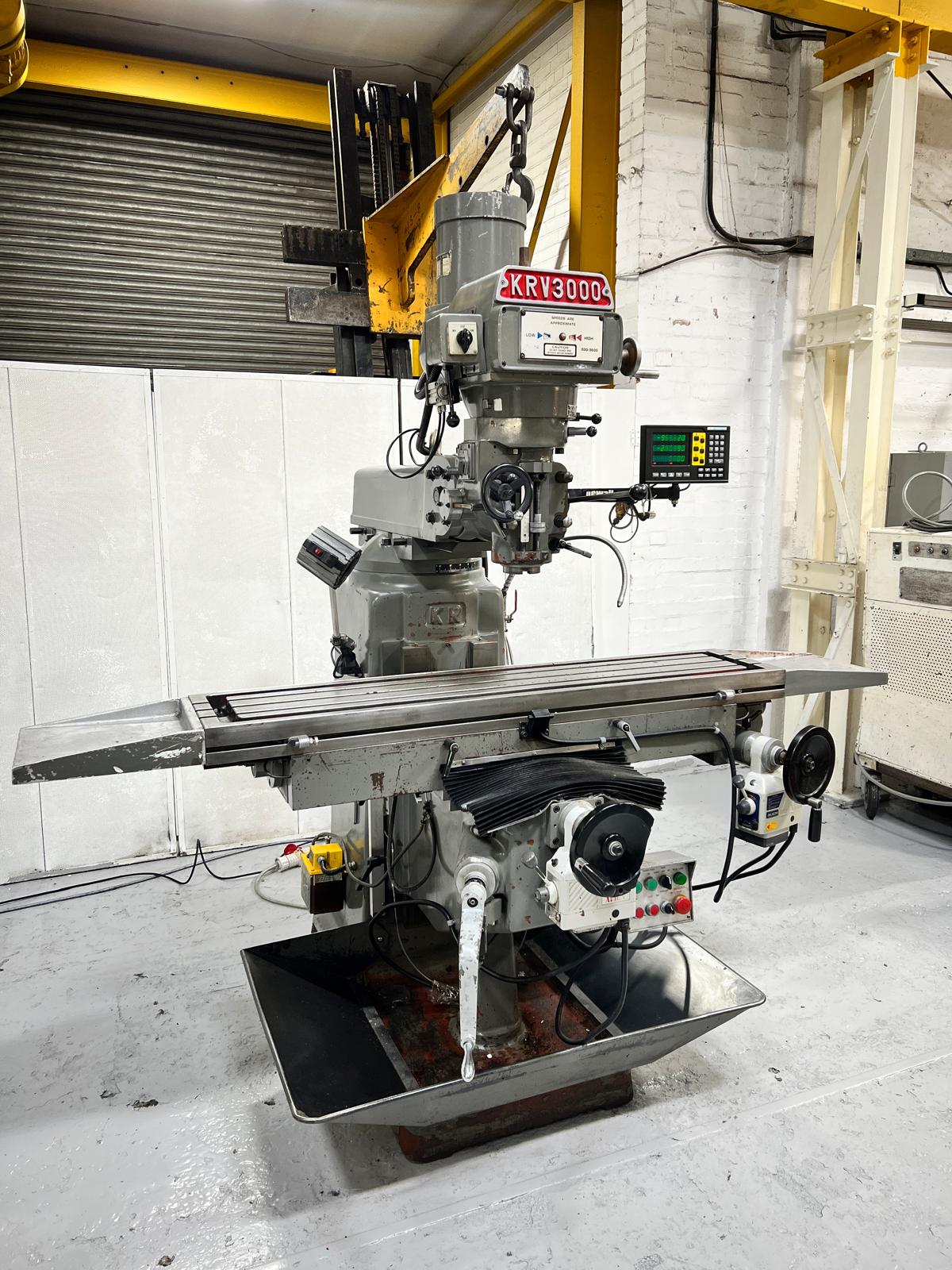 
                  
                    XYZ KRV 3000 Turret Milling Machine
                  
                