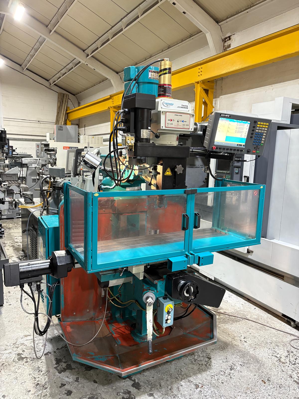 Clausing Colchester 4VSQ MLLPWR CNC Turret Milling Machine – JetMachinery