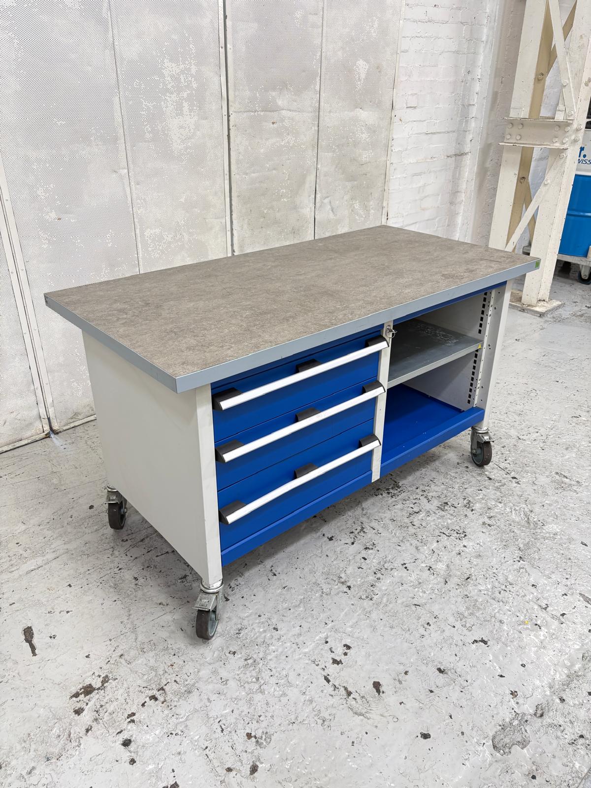 
                  
                    Bott Cubio Mobile Workbench With 3 Drawers & Open Section - 1500mm
                  
                