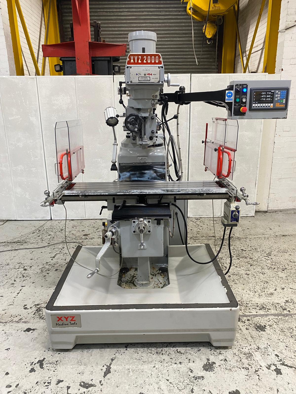 
                  
                    XYZ 2000 Turret Milling Machine (2017)
                  
                