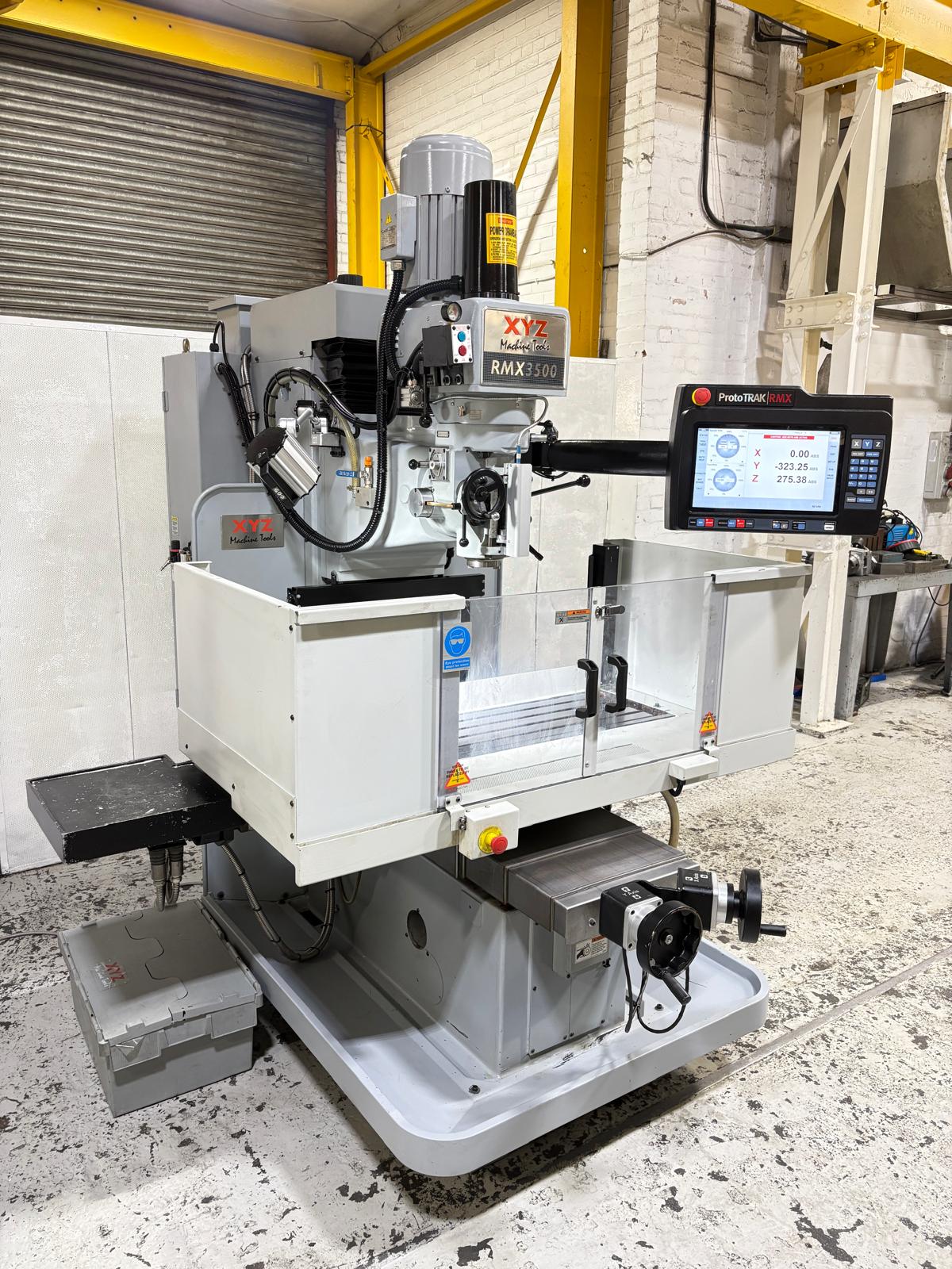 
                  
                    XYZ RMX 3500 3 Axis CNC Bed Milling Machine
                  
                