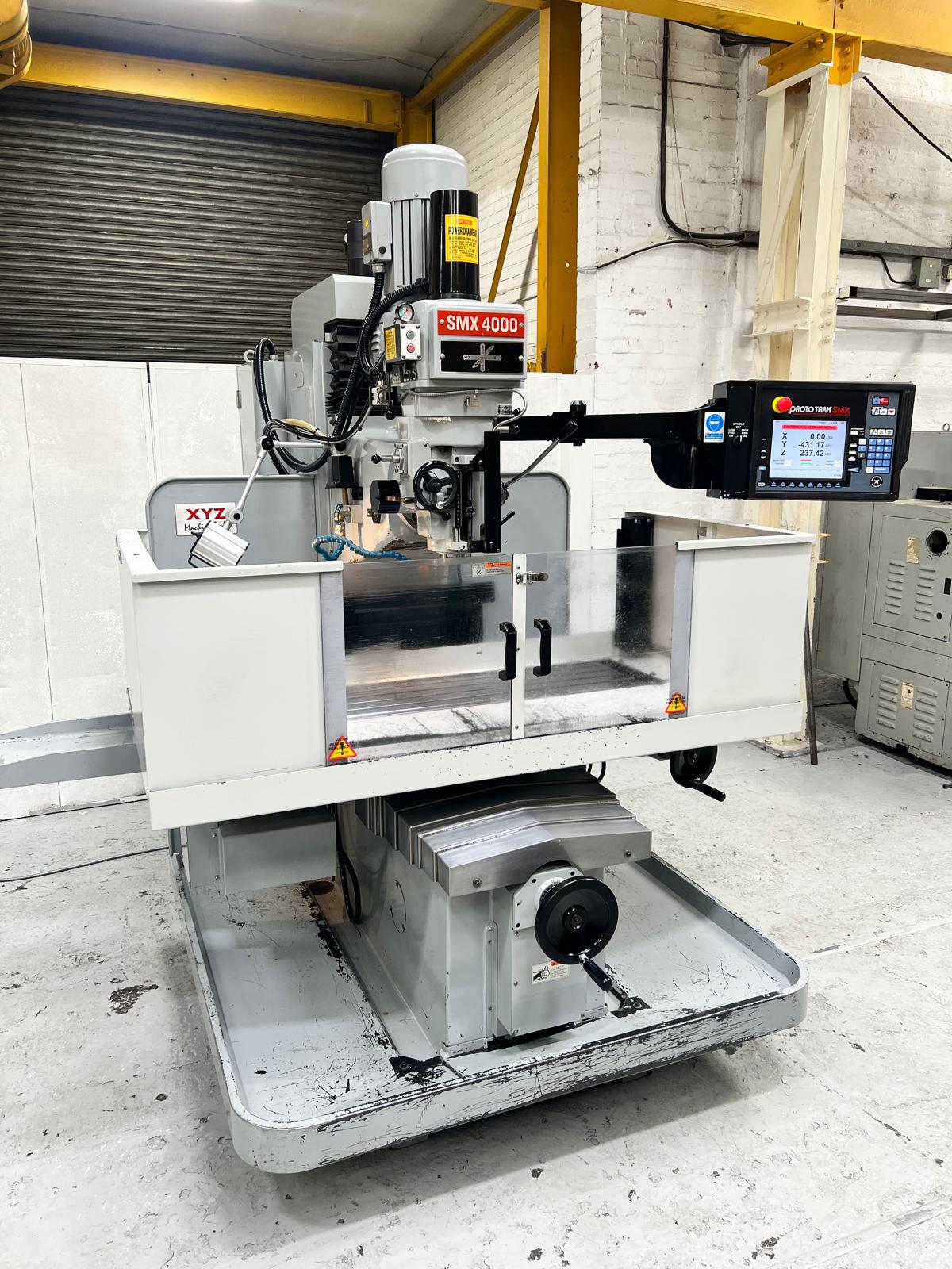 
                  
                    2014 XYZ SMX 4000 3-Axis CNC Bed Milling Machine - 2014
                  
                