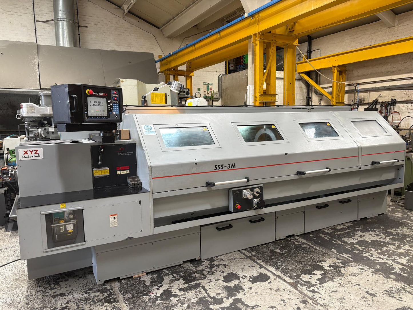 
                  
                    XYZ Proturn SLX555 ProtoTRAK Control Gap Bed Centre Lathe POA
                  
                