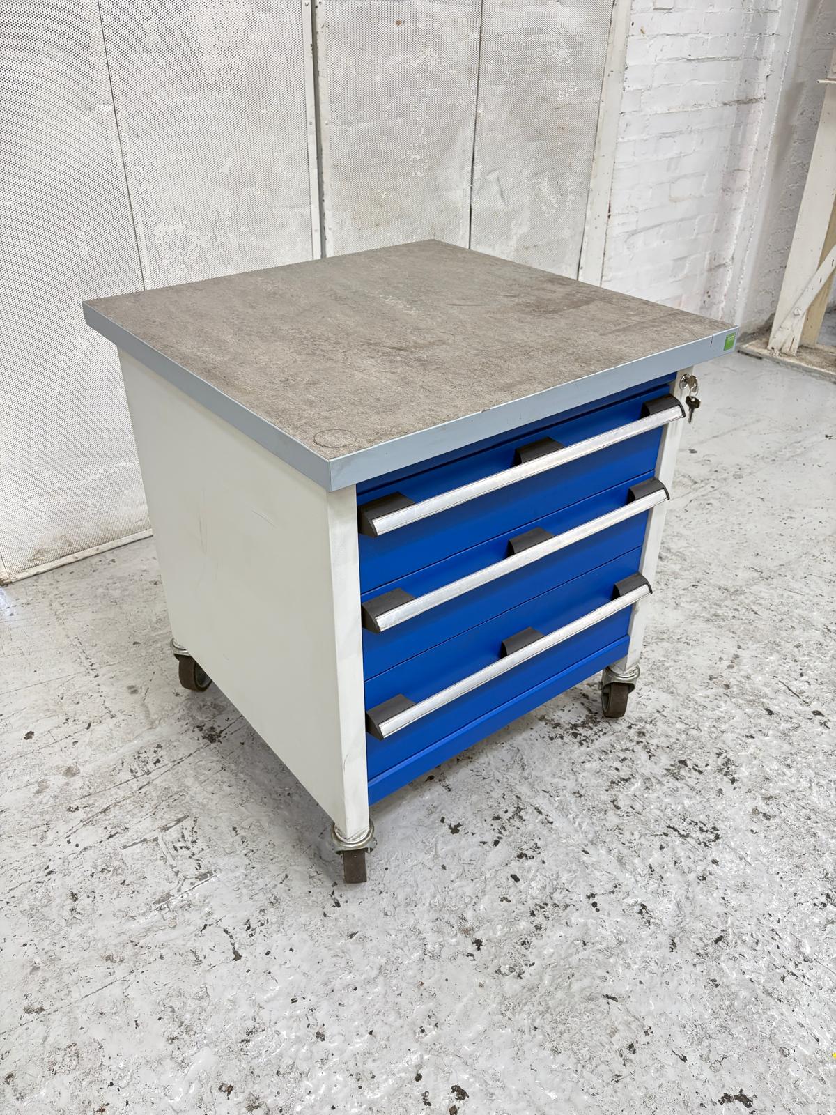 
                  
                    Bott Mobile Storage Bench With 3 Drawers – 750mm
                  
                