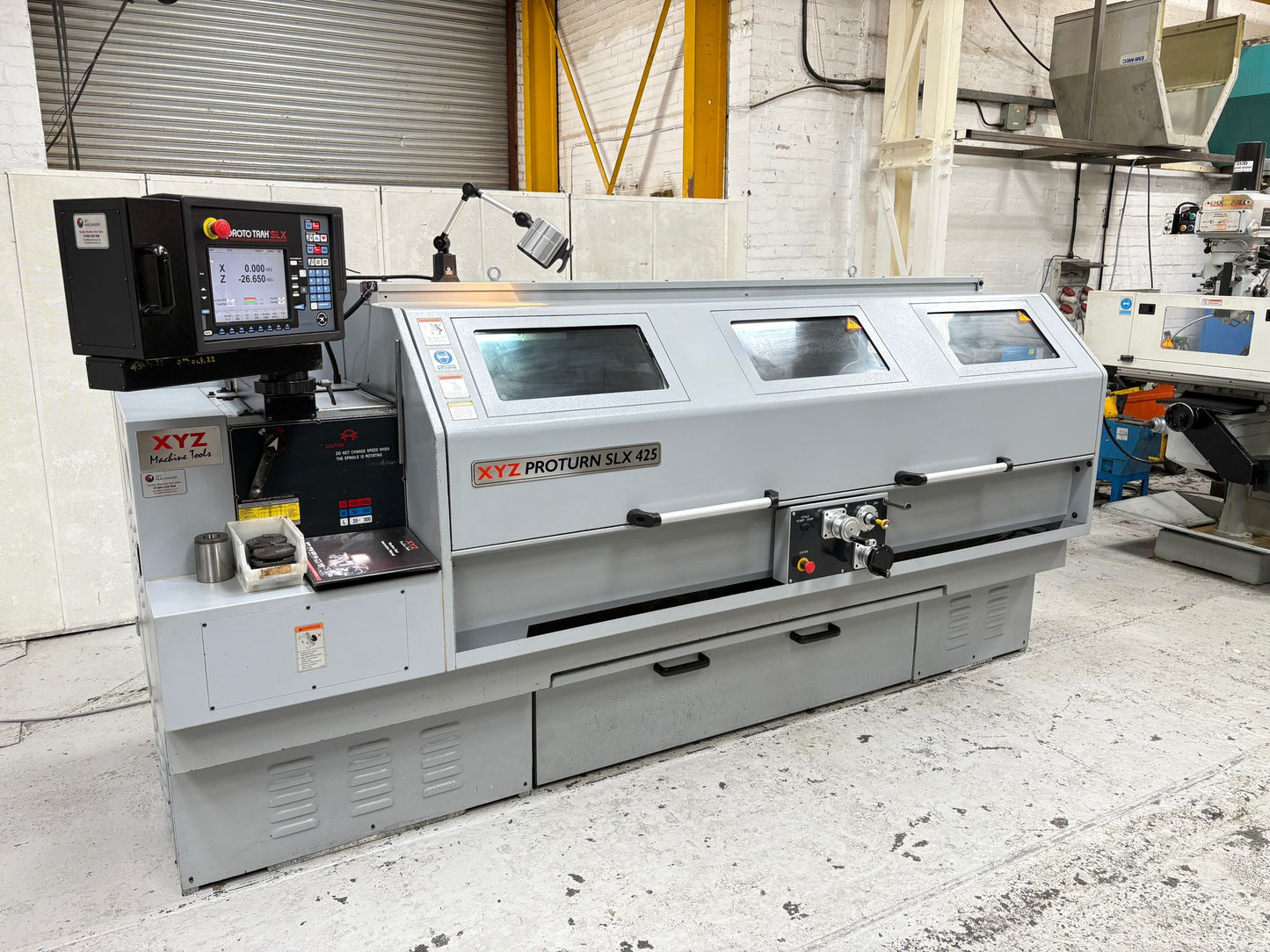 
                  
                    2014 XYZ Proturn SLX425 ProtoTRAK Control Gap Bed Centre Lathe
                  
                