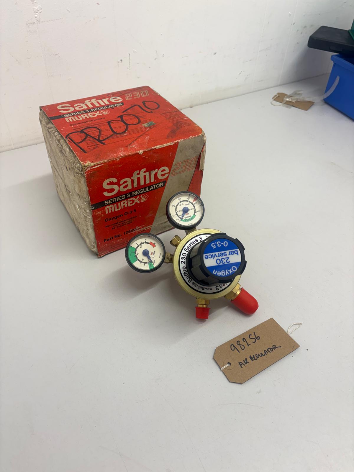
                  
                    OXYGEN REGULATOR Murex Saffire Series 3 FOR WELDING 230 0-3.5
                  
                