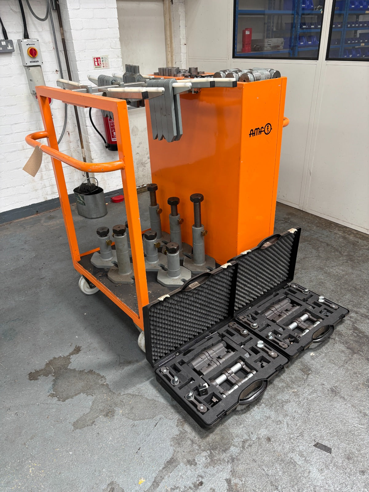 
                  
                    AMF Modular Clamping & Workholding System on Mobile Trolley
                  
                