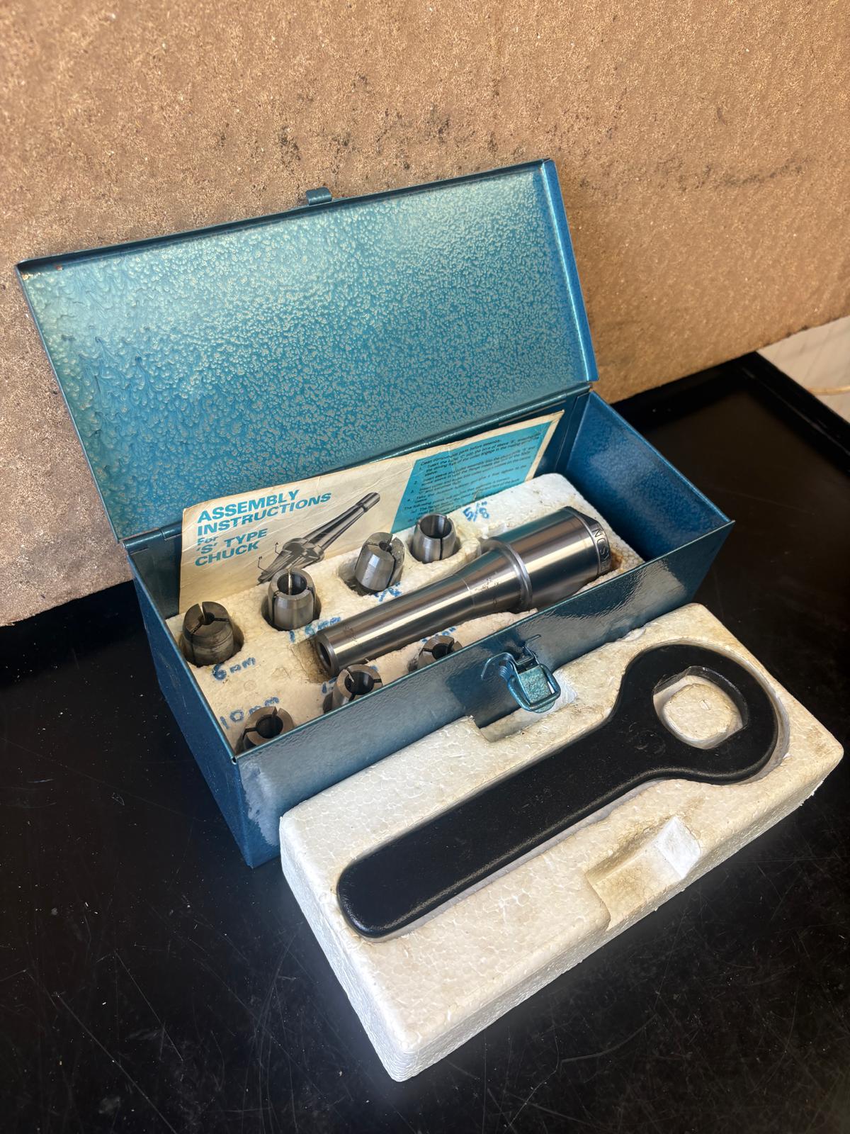 
                  
                    R8 Clarkson Autolock Collet Chuck With Collets
                  
                