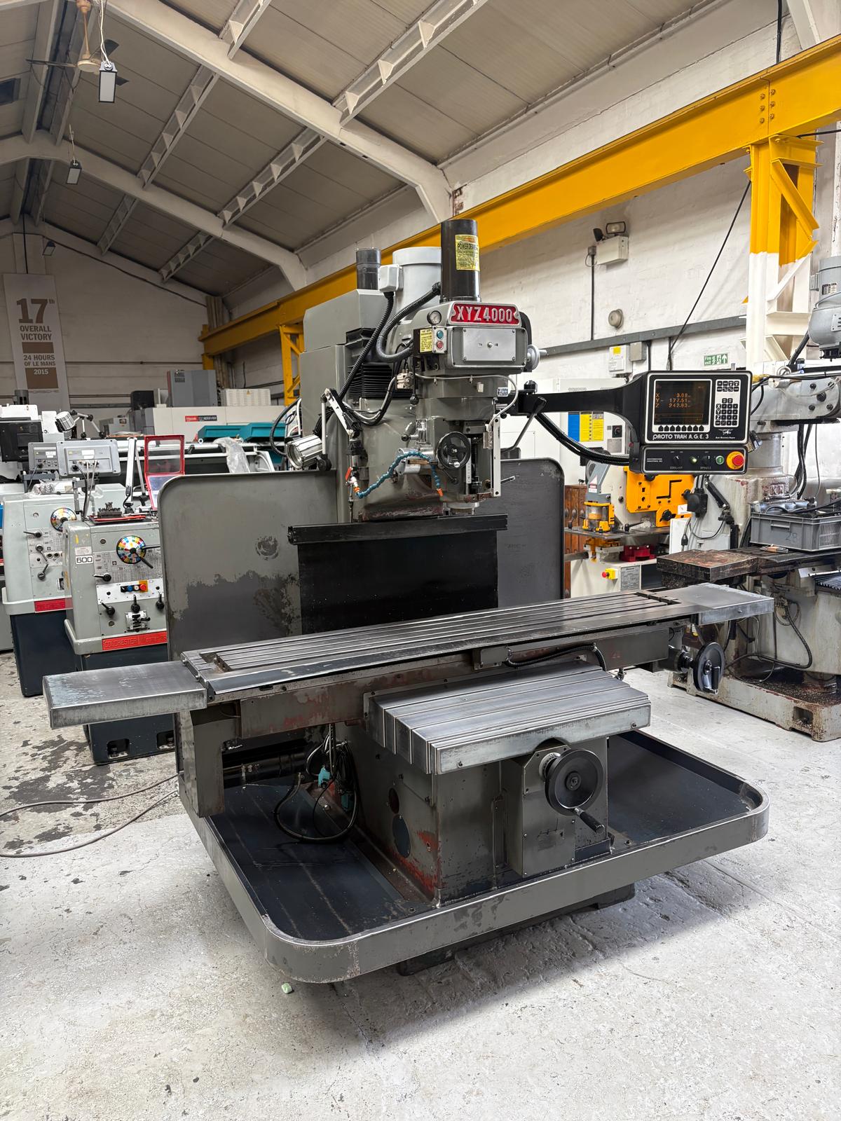 
                  
                    XYZ DPM 4000 ProtoTRAK CNC Bed Milling Machine
                  
                