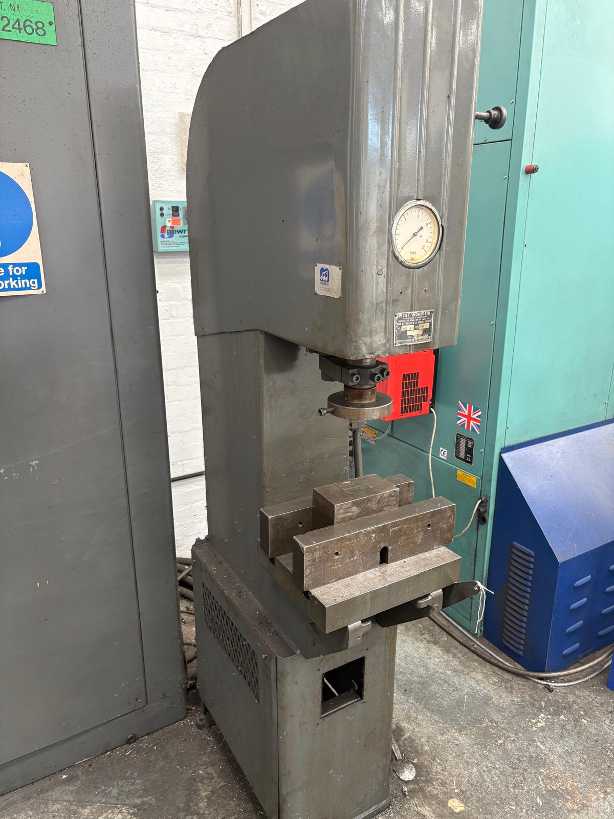 
                  
                    Pilot Works Ltd 22T Hydarulic C Frame Press
                  
                
