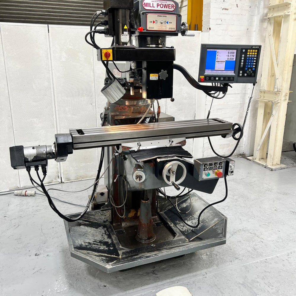 
                  
                    Braithwaite Millpower 3 Axis CNC Turret Milling Machine
                  
                