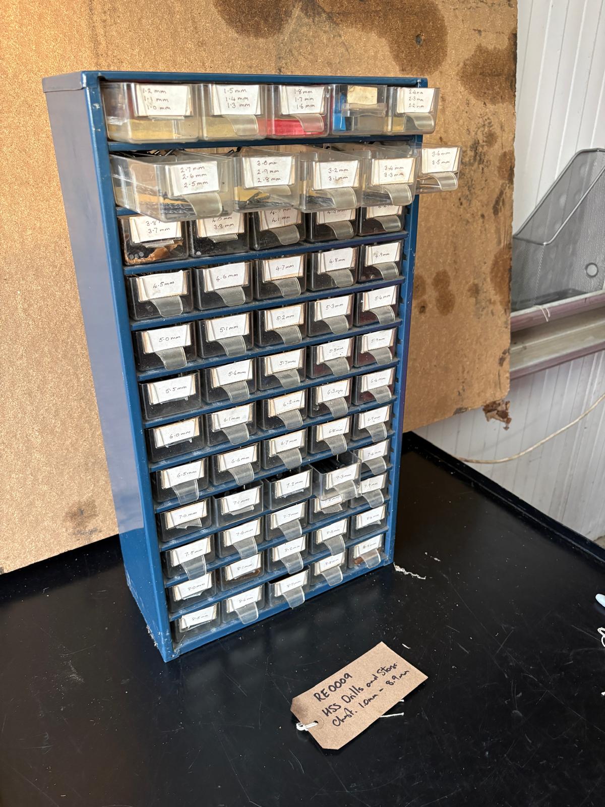 
                  
                    HSS DRILL RACK &amp; CONTENTS 1 - 8.9MM DRILLS
                  
                