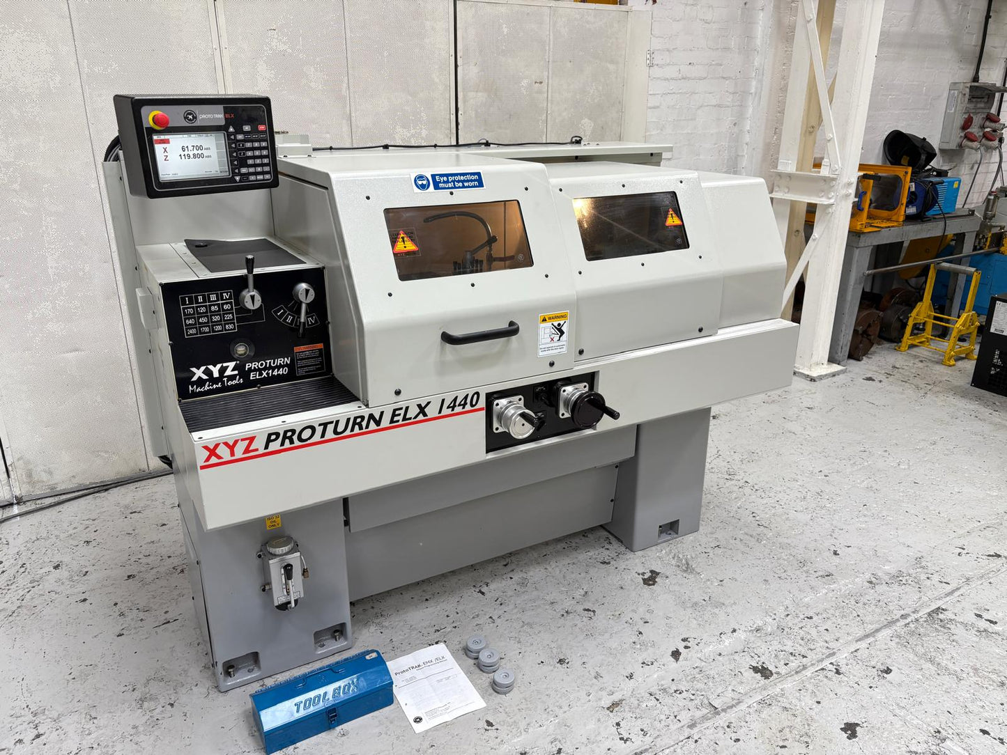 
                  
                    XYZ Proturn ELX1440 ProtoTRAK Centre Lathe
                  
                