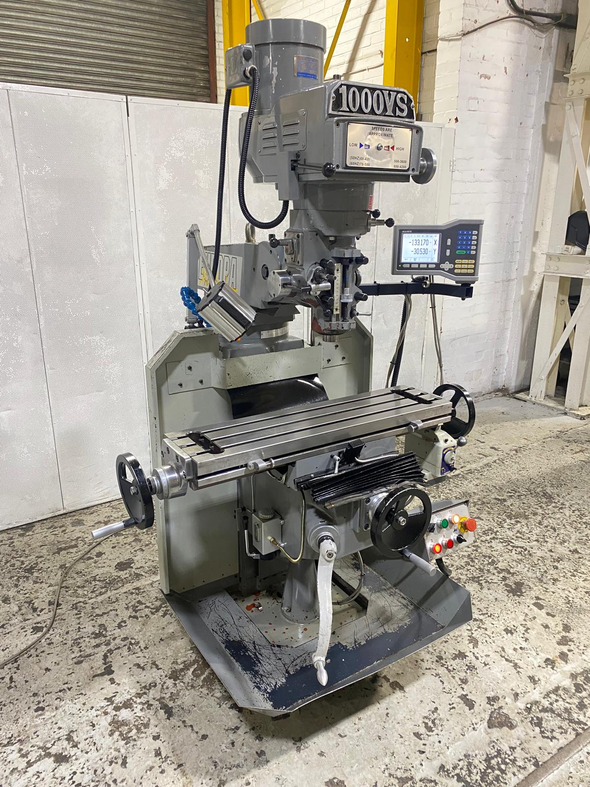 
                  
                    Europa Mill Tech 1000VS Turret Milling Machine
                  
                