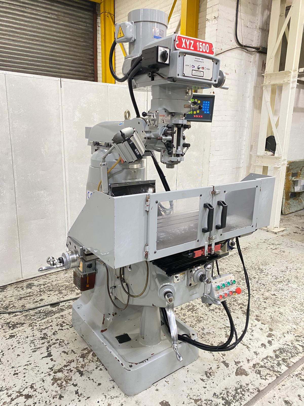 
                  
                    XYZ 1500 Turret Milling Machine Ex College
                  
                