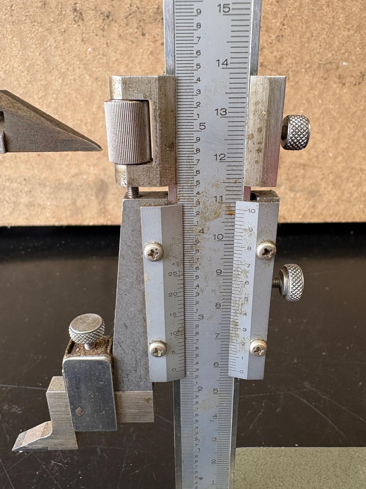 
                  
                    Set Of Height Gauges - 1 x Mitotoyo 12”/300ml, 1x Micropol 12”/300ml
                  
                
