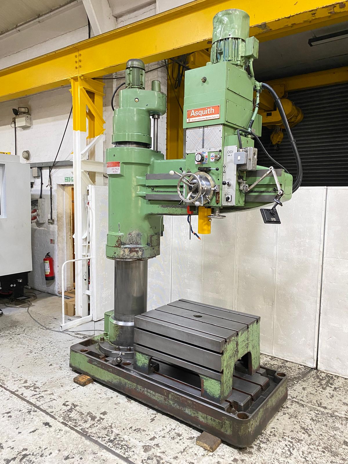
                  
                    Asquith ODI Mk2 14/54 5MT Radial Arm Drilling Machine
                  
                