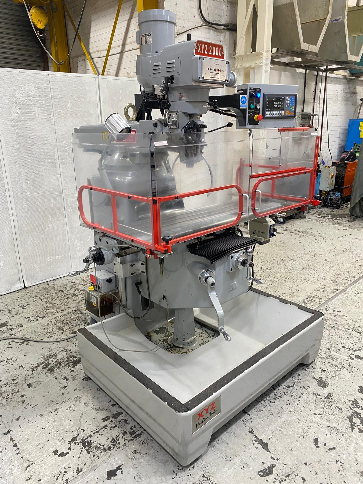 
                  
                    XYZ 2000 Turret Milling Machine (2017)
                  
                