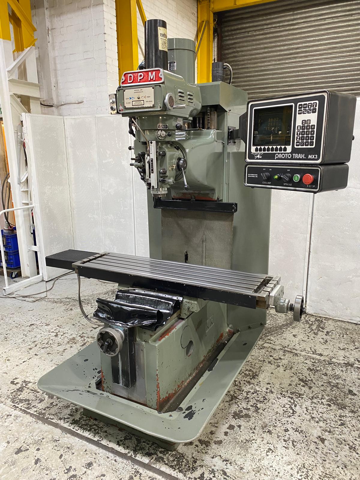 
                  
                    XYZ DPM ProtoTRAK Cotrol Bed Milling Machine
                  
                