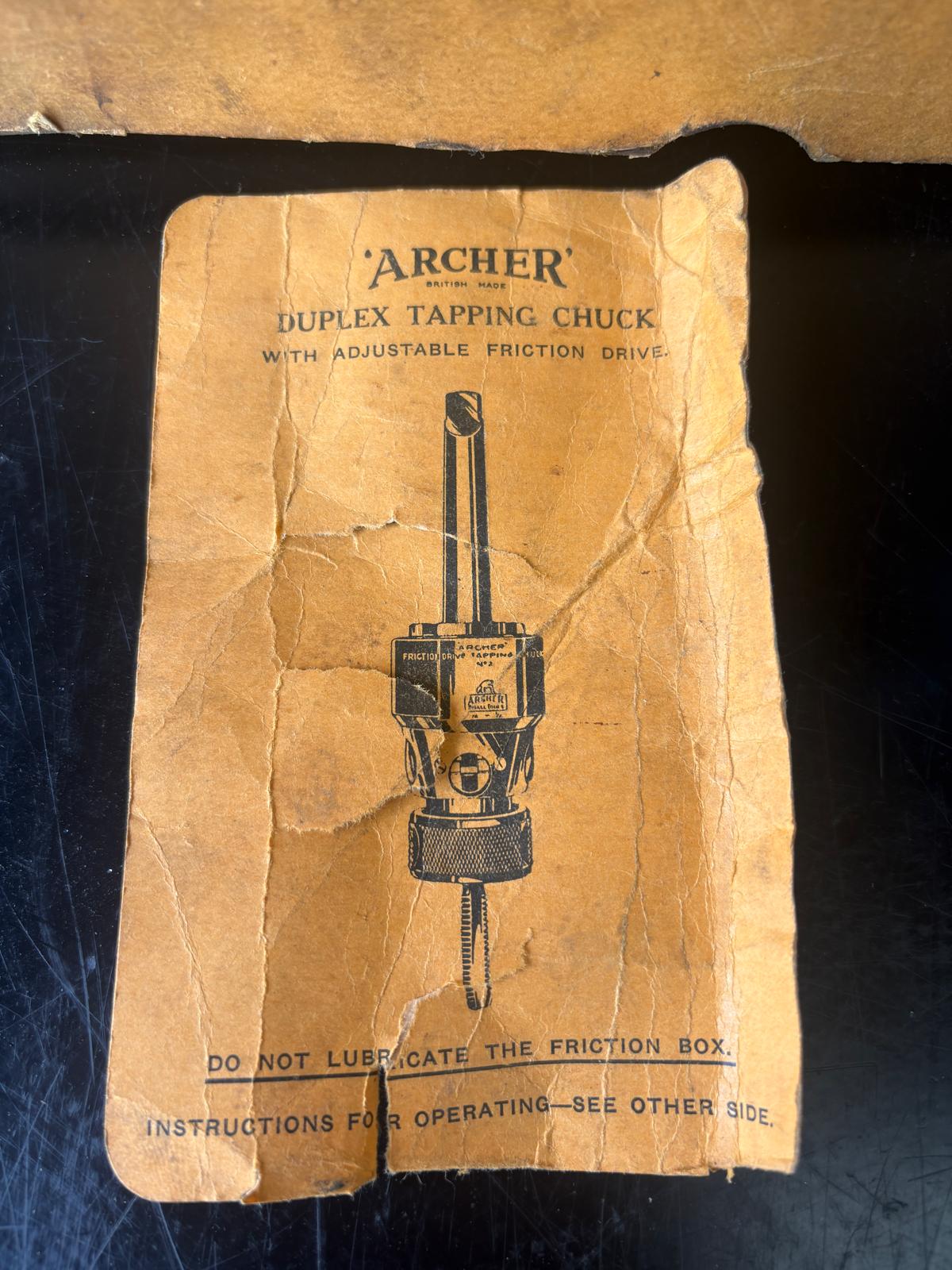 
                  
                    Archer Duplex Tapping Chuck
                  
                
