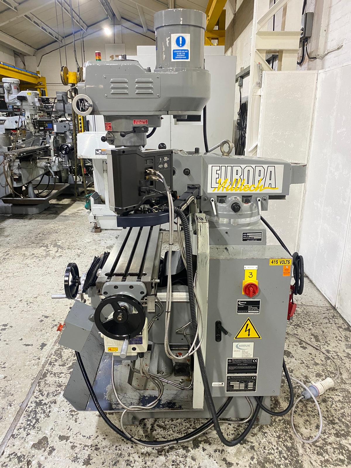 
                  
                    Europa Mill Tech 1000VS Turret Milling Machine
                  
                