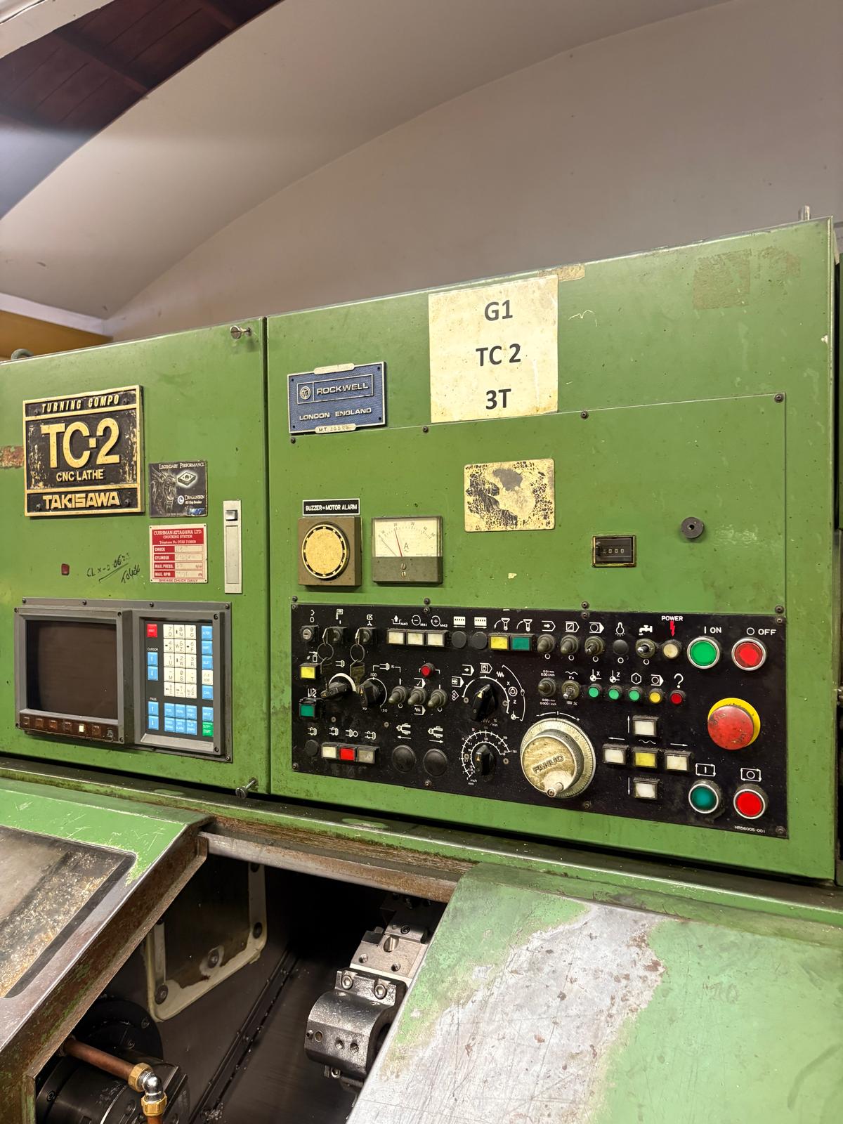 
                  
                    Takisawa TC2 FANUC OT CNC Lathe
                  
                