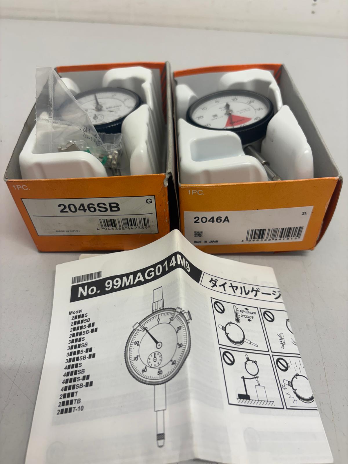 
                  
                    MITUTOYO DTI 2406SB / 2046A DIAL TEST INDICATORS
                  
                