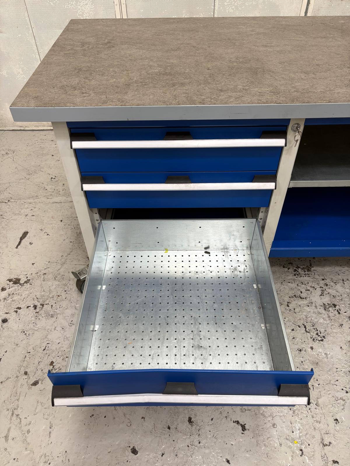 
                  
                    Bott Cubio Mobile Workbench With 3 Drawers & Open Section - 1500mm
                  
                