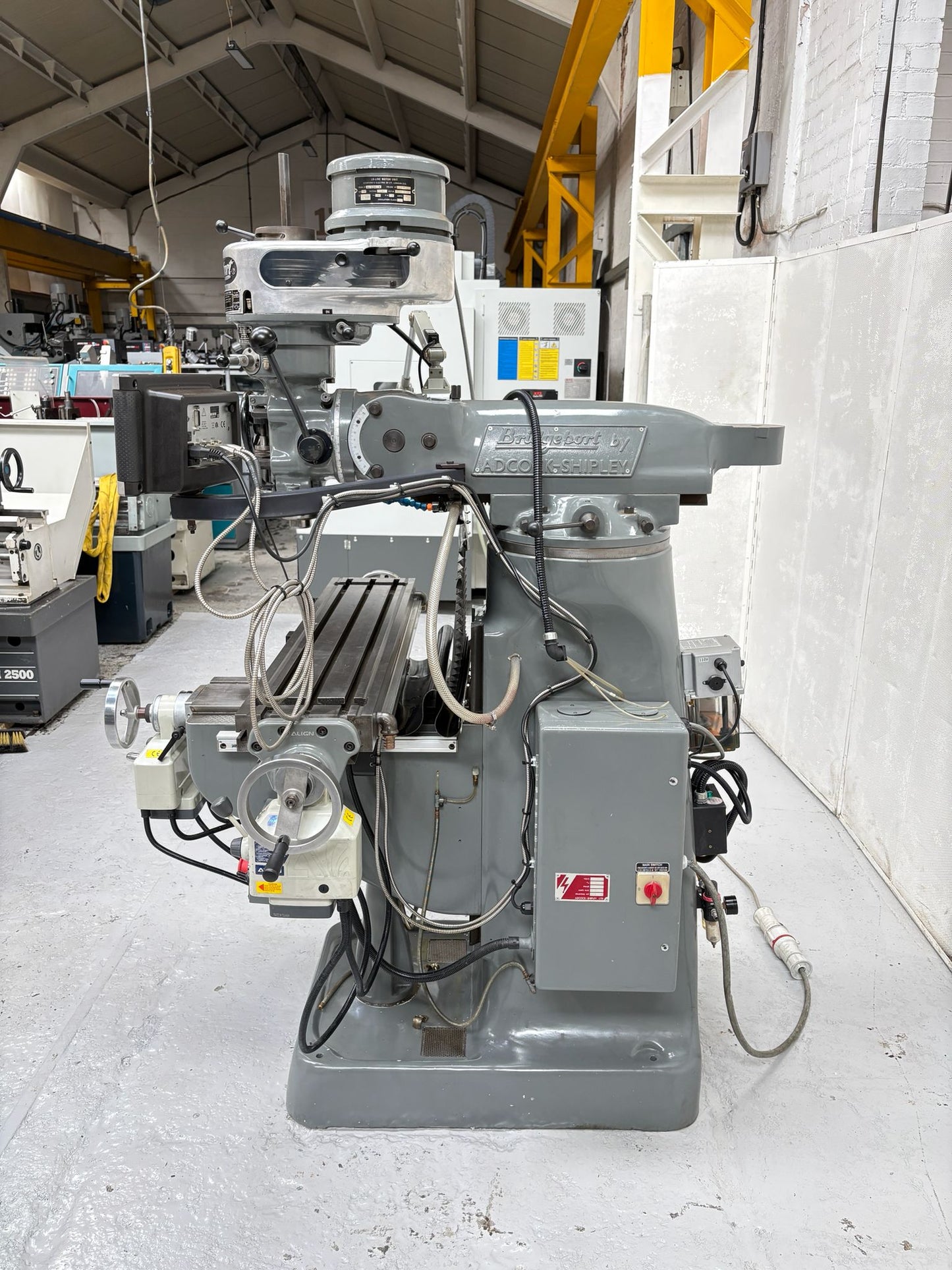 
                  
                    Bridgeport BRJ Turret Milling Machine (On Ballscrews) Rebuilt by Braithwaite 2014
                  
                