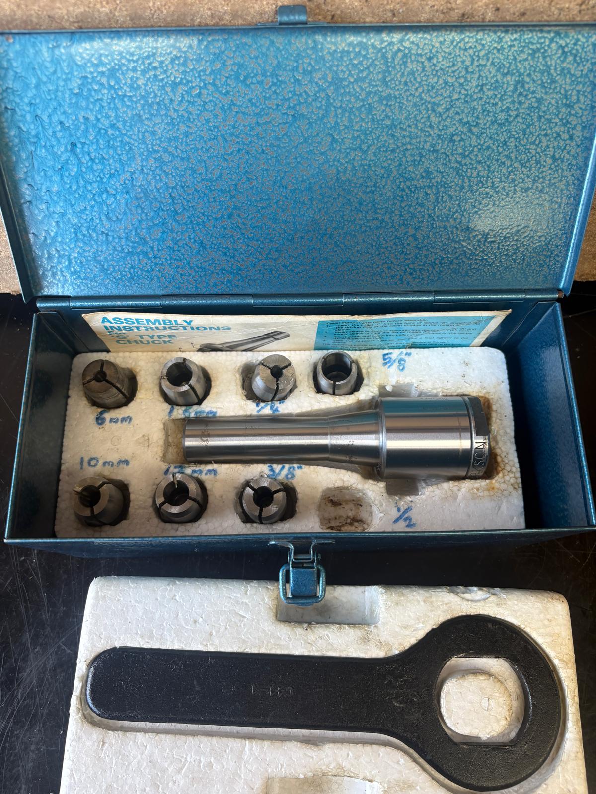 
                  
                    R8 Clarkson Autolock Collet Chuck With Collets
                  
                