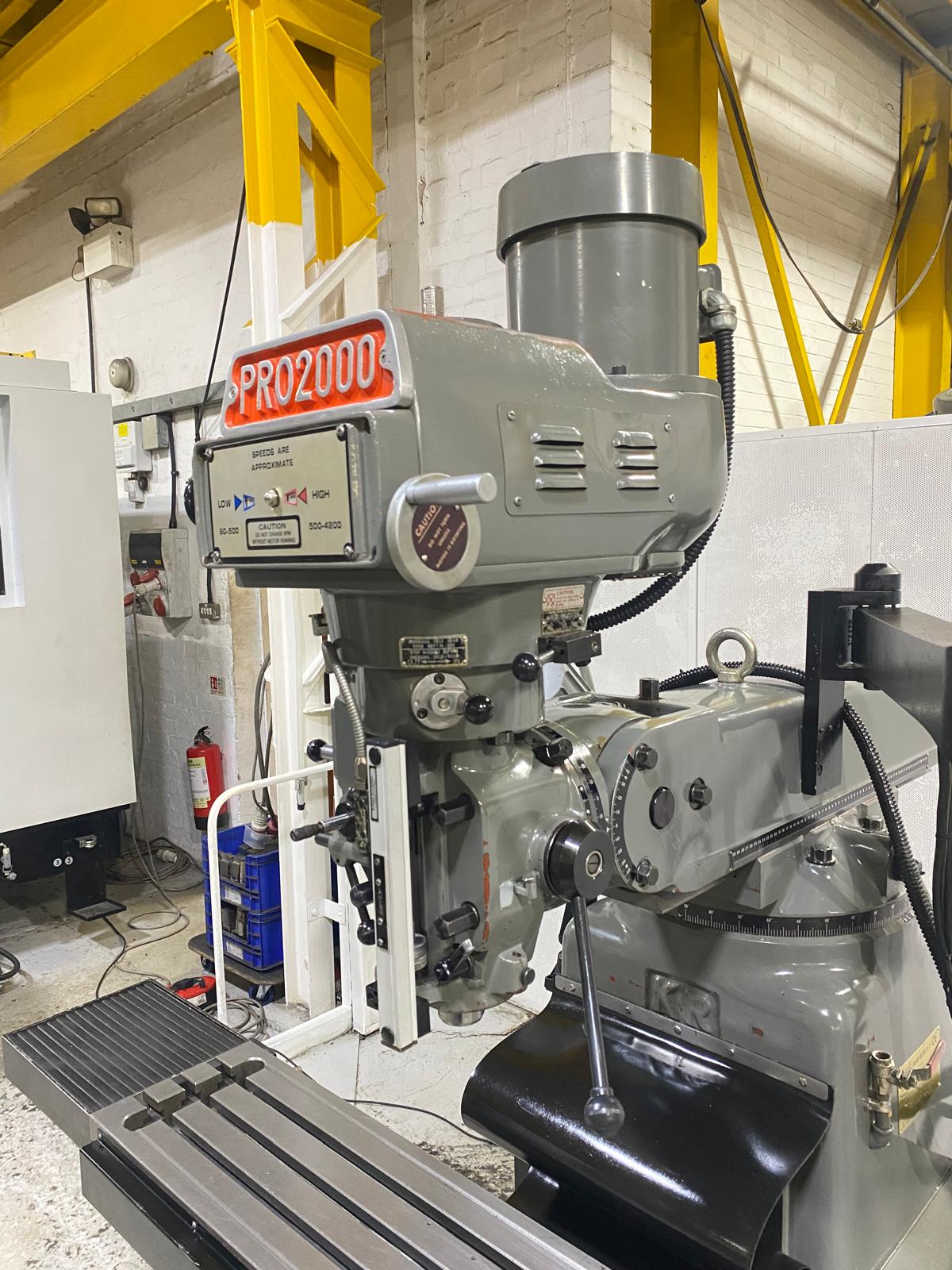 
                  
                    XYZ PRO2000 2 Axis ProtoTRAK Control Turret Milling Machine
                  
                