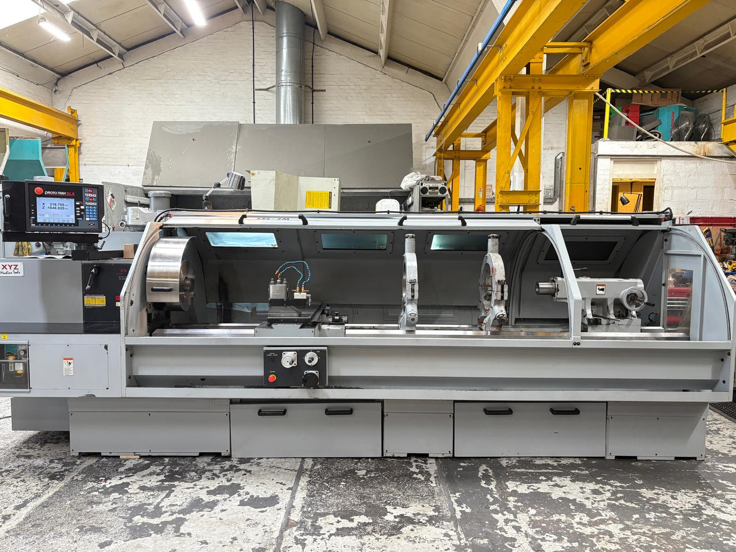 
                  
                    XYZ Proturn SLX555 ProtoTRAK Control Gap Bed Centre Lathe POA
                  
                