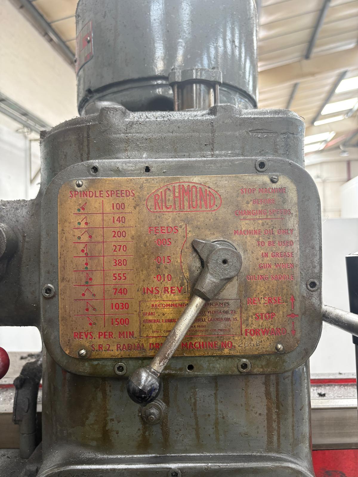 
                  
                    Richmond SR2 Radial Arm Drilling Machine
                  
                