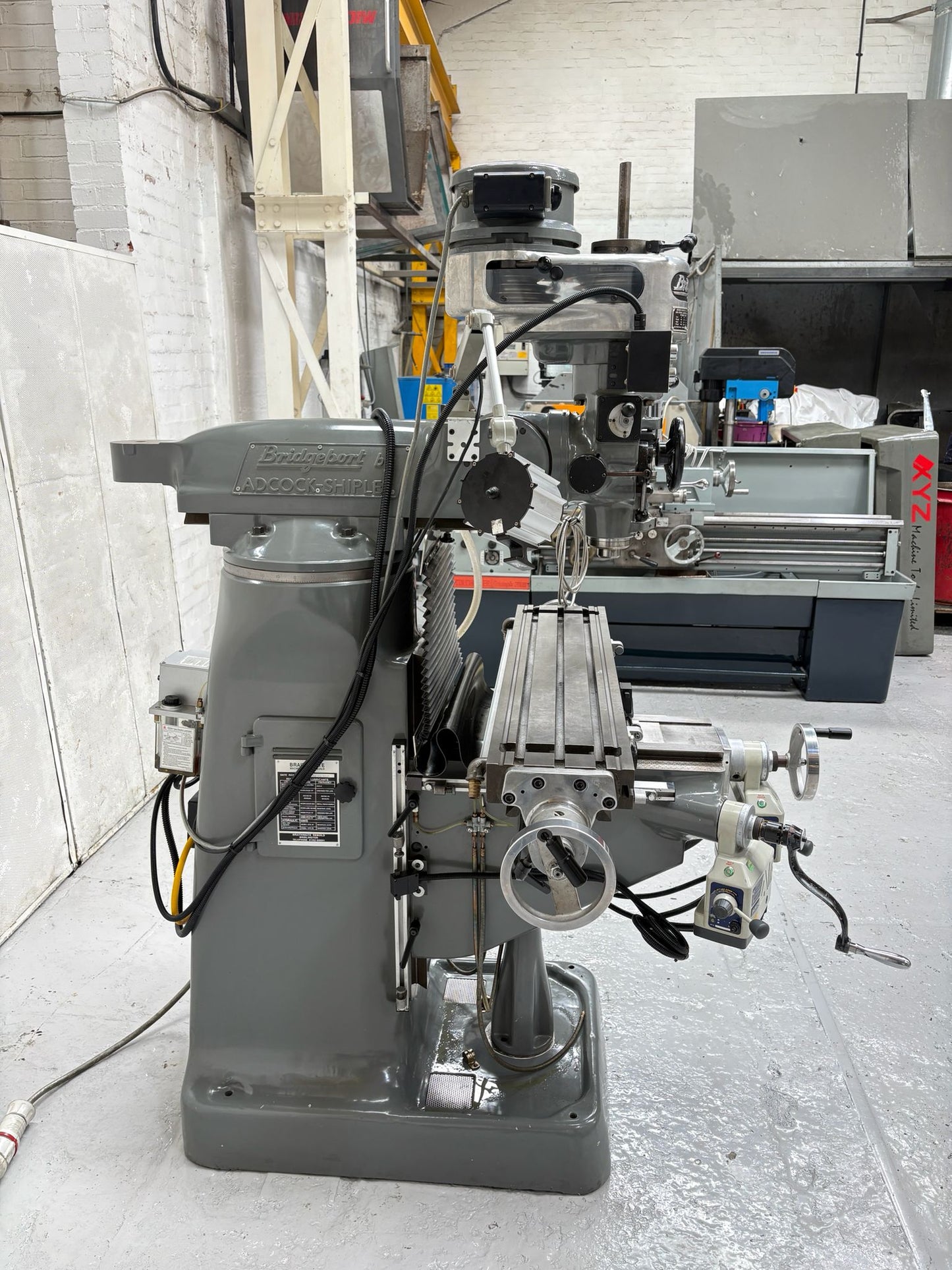 
                  
                    Bridgeport BRJ Turret Milling Machine (On Ballscrews) Rebuilt by Braithwaite 2014
                  
                