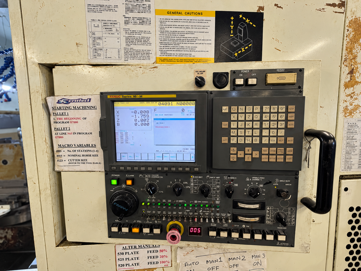 
                  
                    Kitamura Mycenter HX300 Twin Pallet CNC Horizontal Machining Centre 2001
                  
                