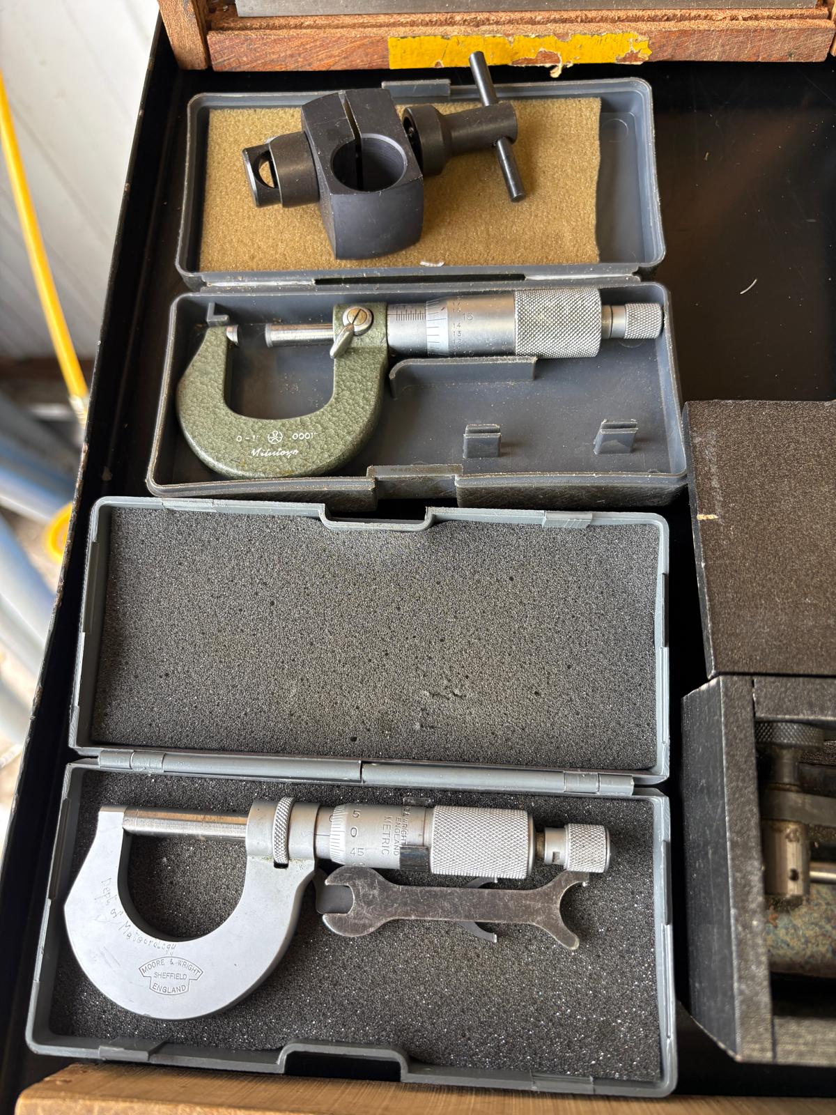 
                  
                    MITUTOYO VERNIERS / MICROMETRES / V BLOCKS &amp; MISC WORKSHOP INSPECTION TOOLS
                  
                