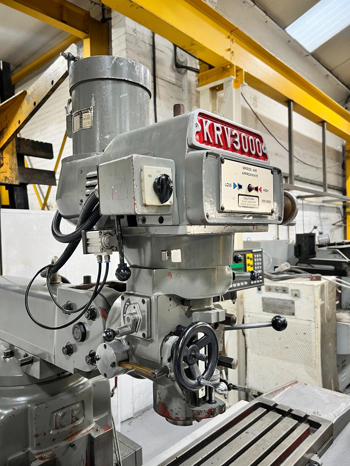 
                  
                    XYZ KRV 3000 Turret Milling Machine
                  
                