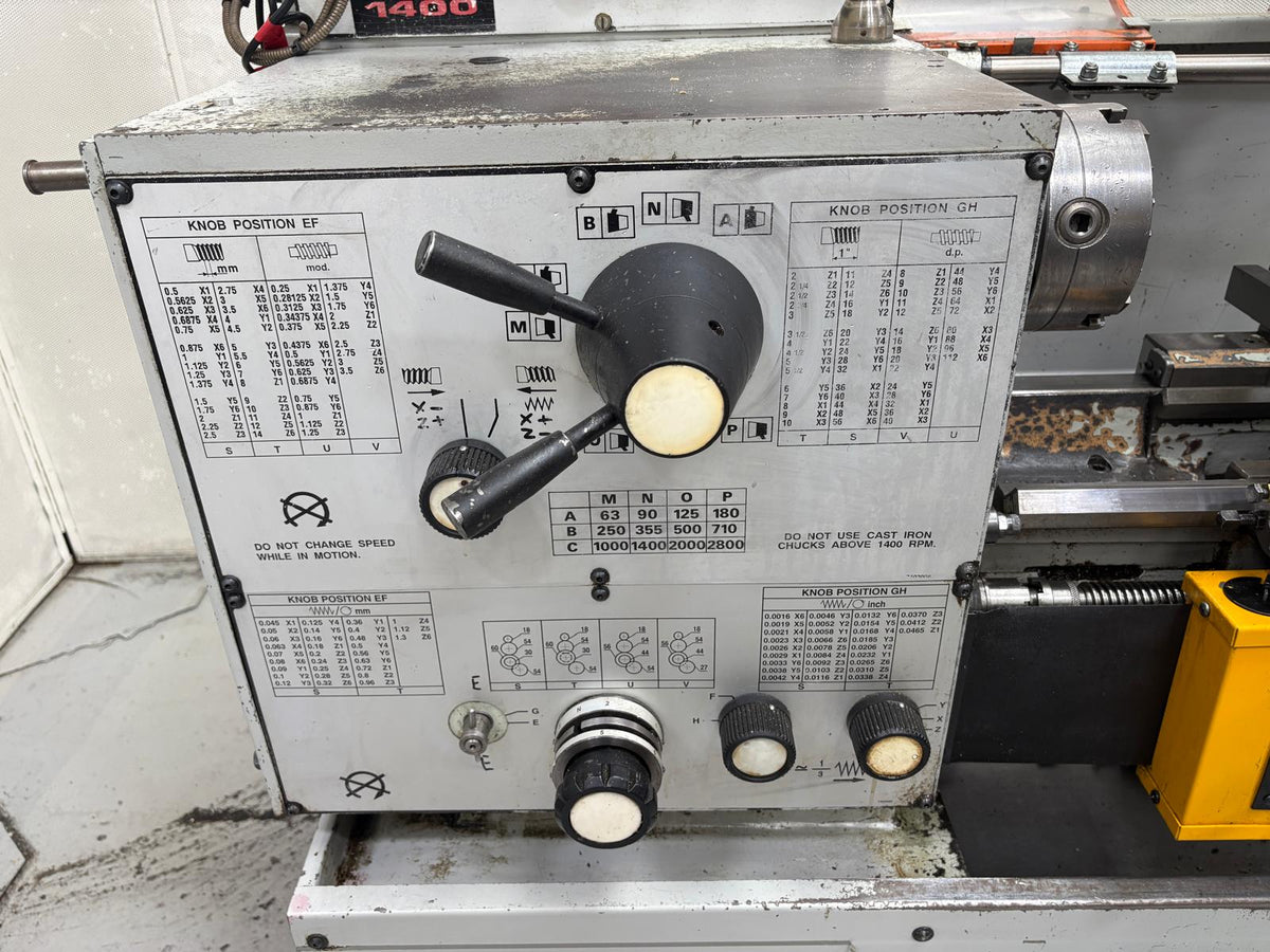 
                  
                    XYZ 1400 Gap Bed Centre Lathe
                  
                