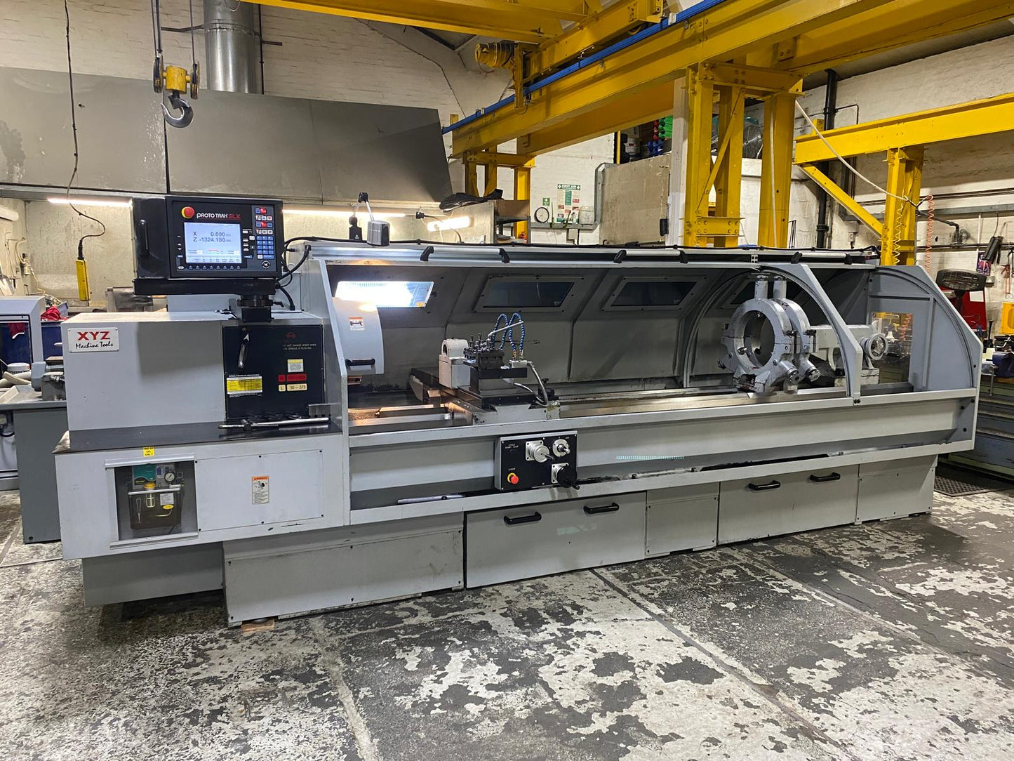 
                  
                    XYZ SLX555 x 3m ProtoTRAK Control Gap Bed Centre Lathe *POA*
                  
                