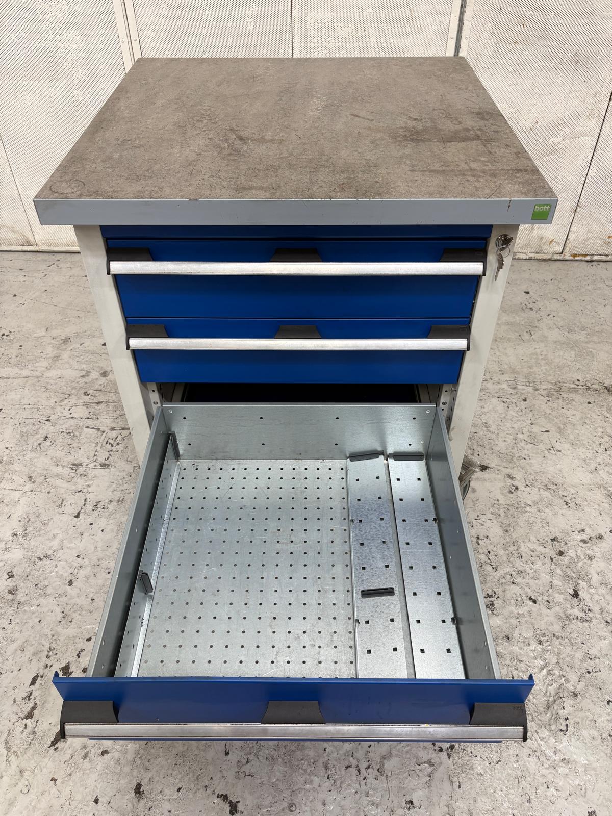 
                  
                    Bott Mobile Storage Bench With 3 Drawers – 750mm
                  
                