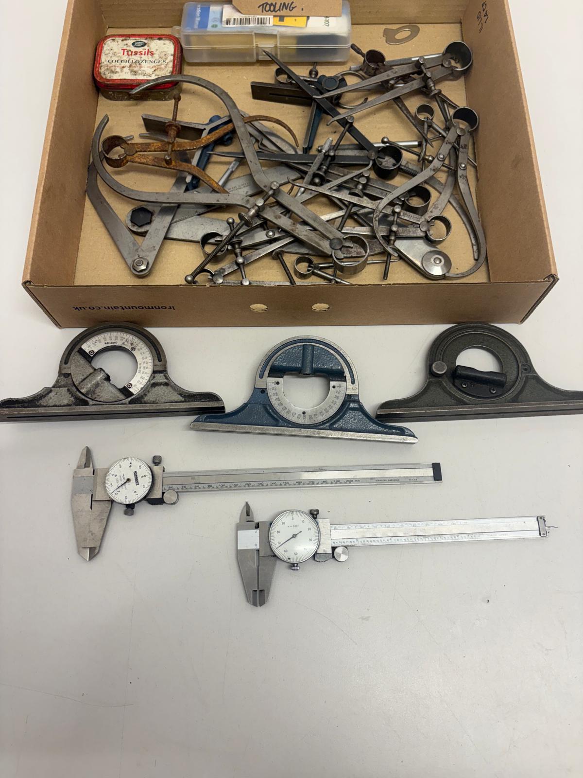 
                  
                    PROTRACTORS / VERNIERS / CALIPERS MISC INSPECTION EQUIPMENT £50.00 + VAT
                  
                