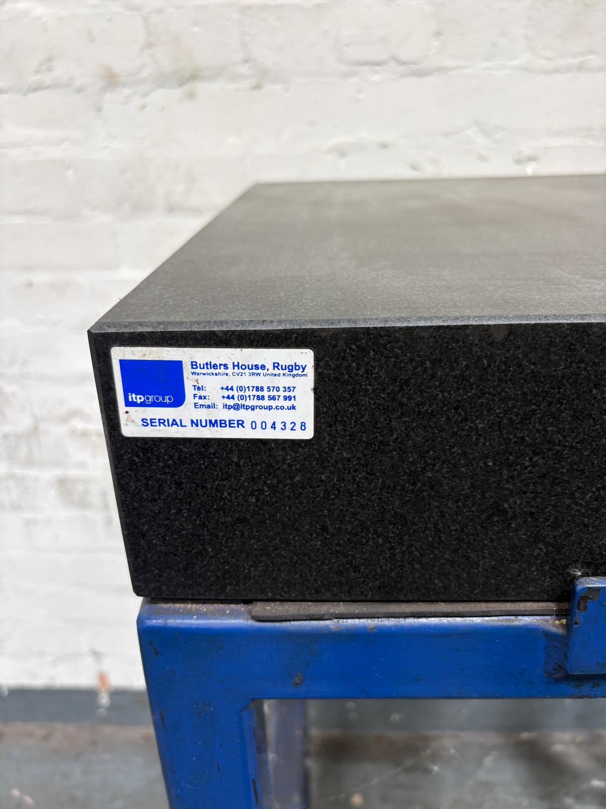 
                  
                    ITP Granite Surface Plate 600 x 450 mm on Stand
                  
                