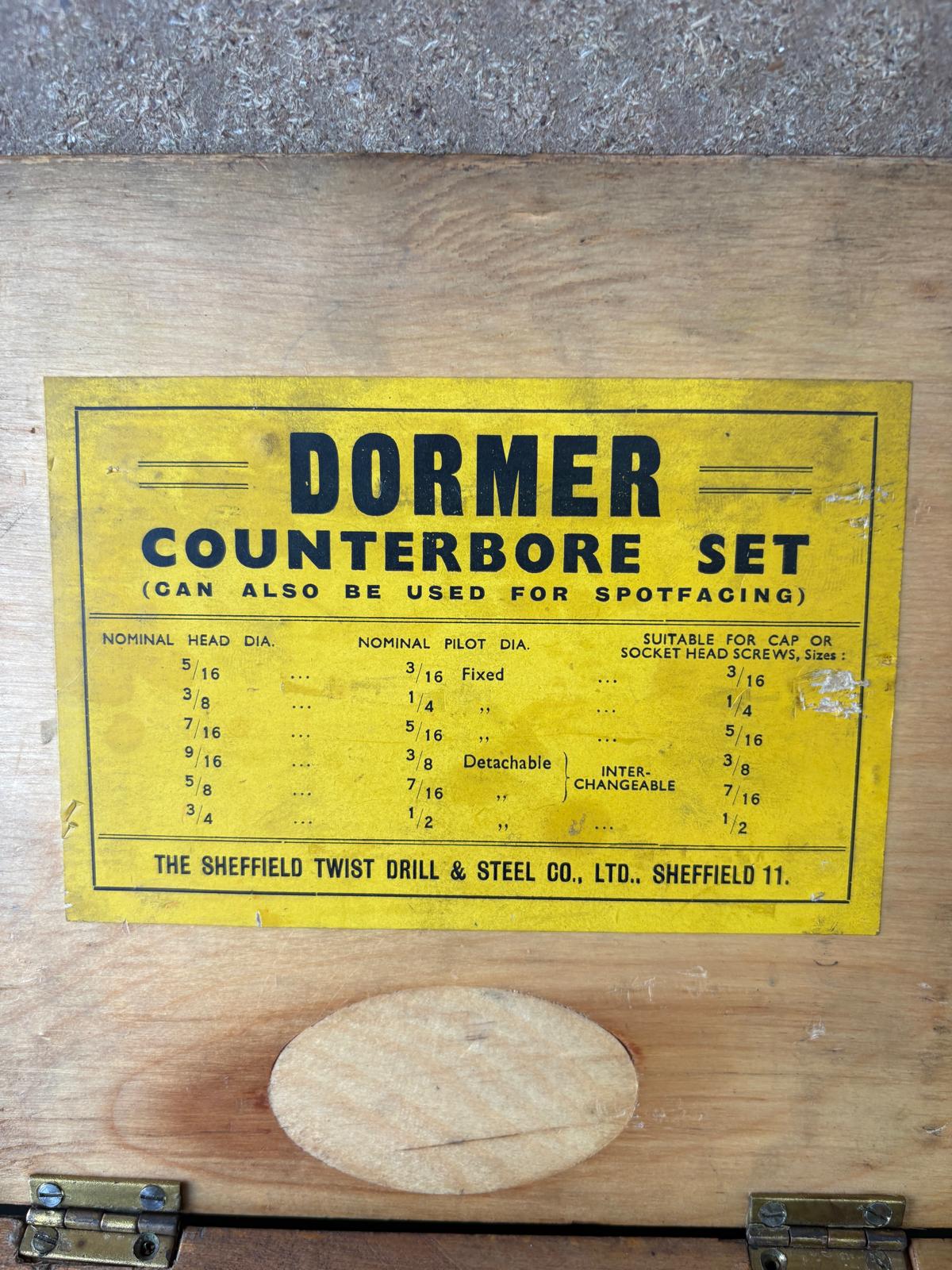 
                  
                    Dormer Counterbore Set
                  
                