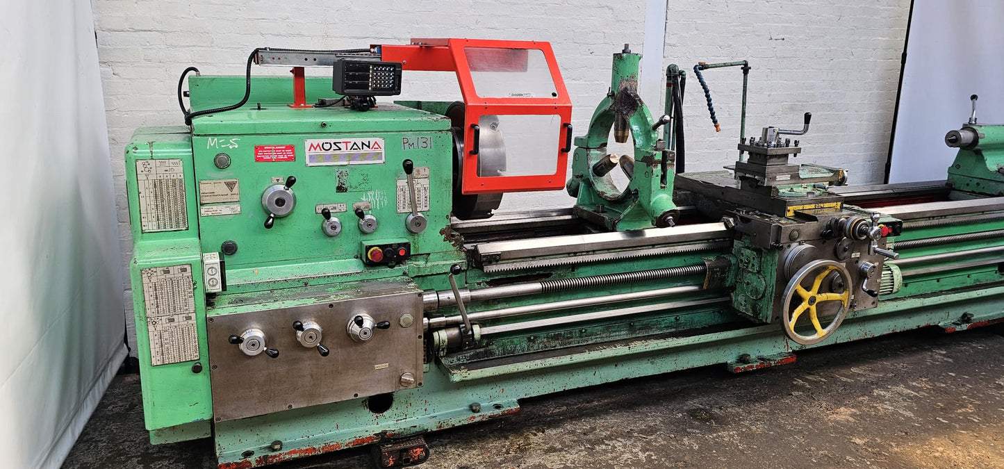 
                  
                    Mostana 1M63 x 3000mm Gap Bed Centre Lathe
                  
                