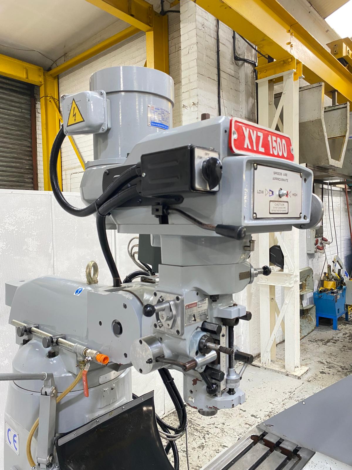 
                  
                    XYZ 1500 Turret Milling Machine Ex College
                  
                