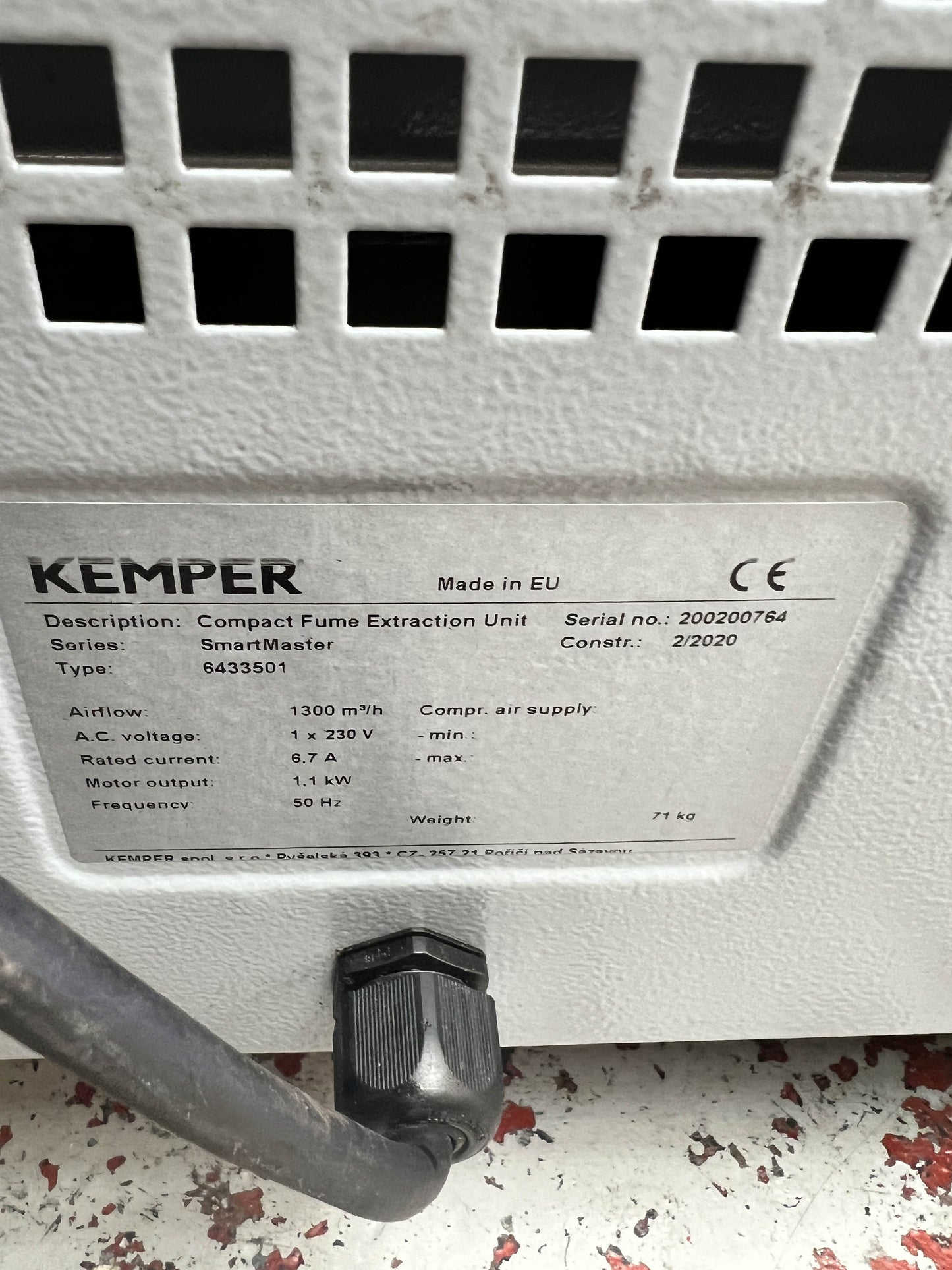 
                  
                    Kemper Industrial Compact Fume Extraction Unit
                  
                