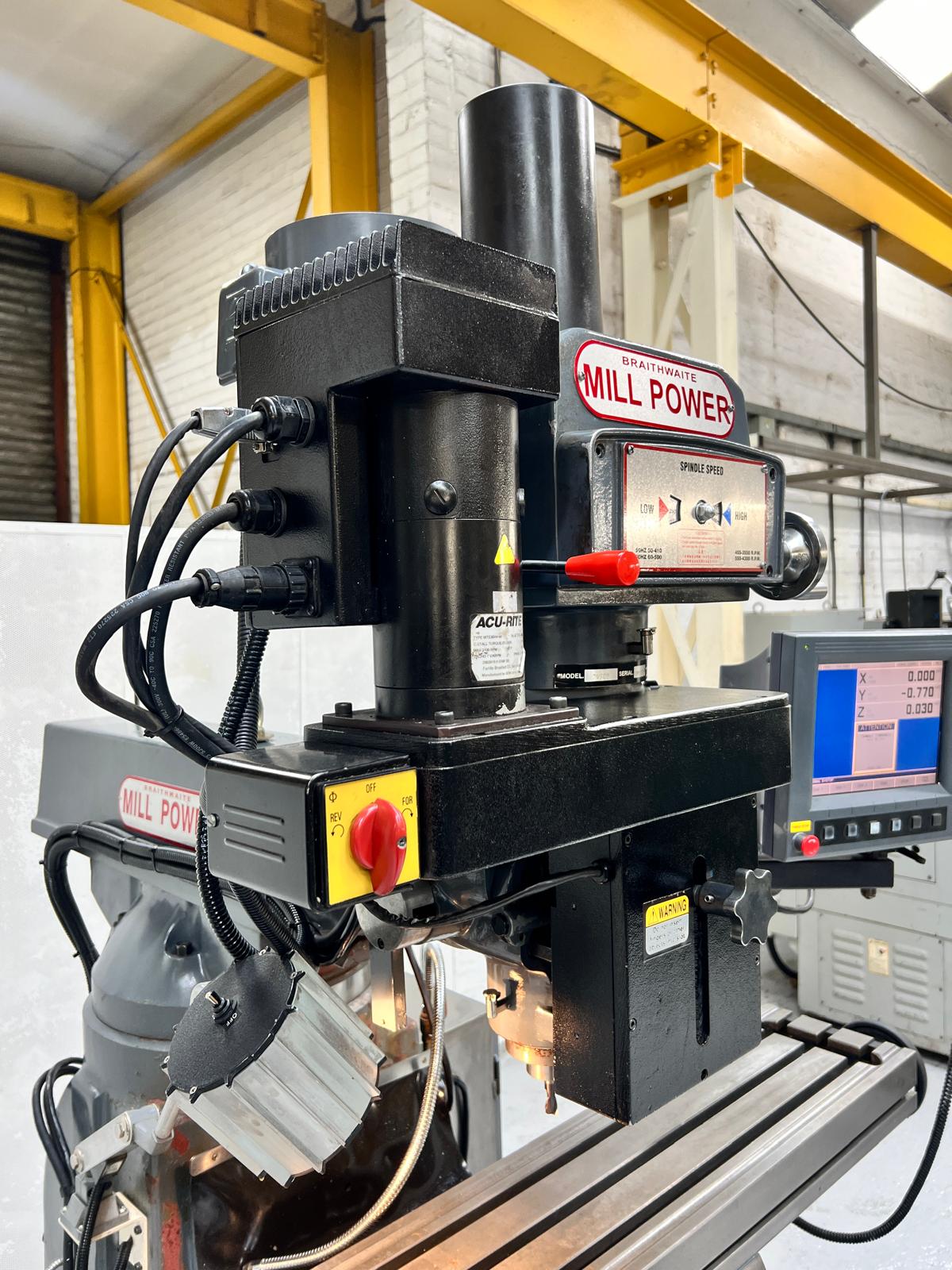 
                  
                    Braithwaite Millpower 3 Axis CNC Turret Milling Machine
                  
                