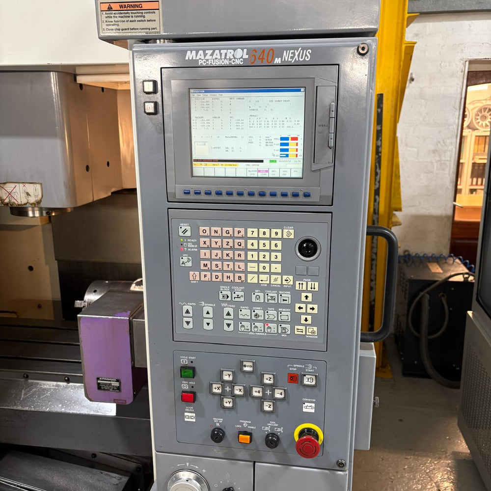 
                  
                    Mazak Nexus VCN 410A Vertical Machining Centre
                  
                